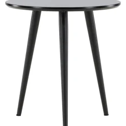 Askim sidobord Ø48 cm - Svart