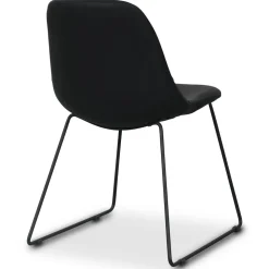 Atlantic sled stol i svart PU + Textilrengöring för möbler