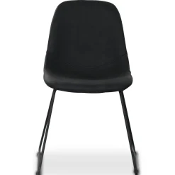 Atlantic sled stol i svart PU