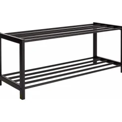 Atna svart skohylla 80 cm