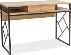 Avianna skrivbord 110 cm - Ek utseende + Textilrengöring för möbler