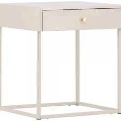 Bakal sängbord 43 x 50 cm - Beige