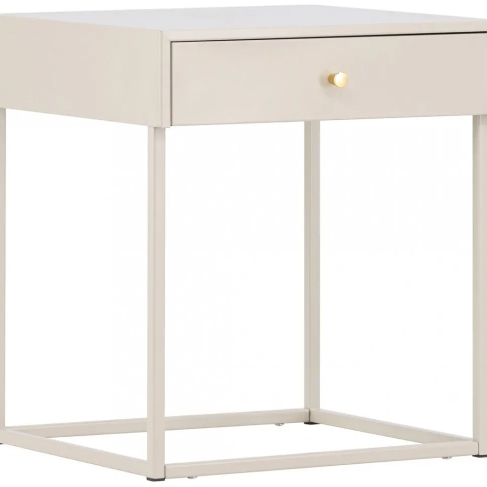 Bakal sängbord 43 x 50 cm - Beige