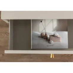 Bakal sängbord 43 x 50 cm - Beige