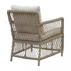 Balkongset 2 st fåtöljer med sidobord + Rengöringsmedel för utemöbler