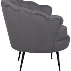 Ballini fåtölj - Grå tyg + Fläckborttagare för möbler