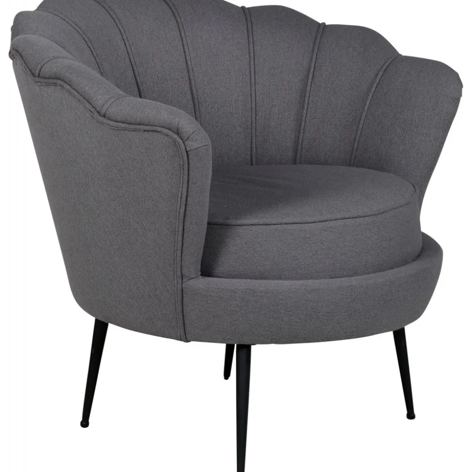 Ballini fåtölj - Grå tyg + Fläckborttagare för möbler