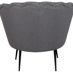 Ballini fåtölj - Grå tyg + Fläckborttagare för möbler