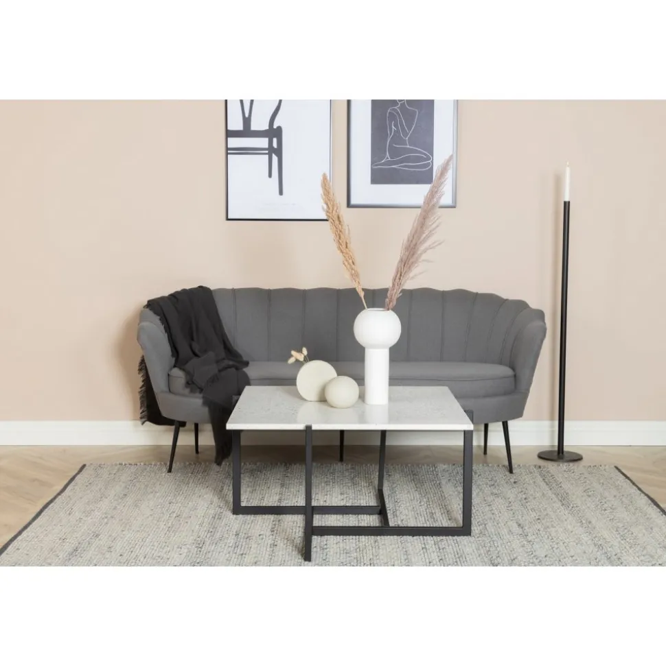 Ballini 3-sits soffa - Grå + Fläckborttagare för möbler