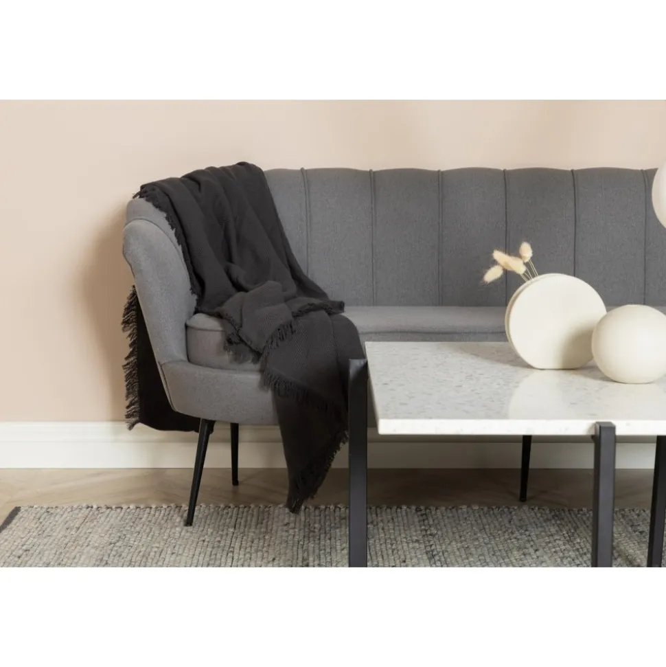 Ballini 3-sits soffa - Grå + Fläckborttagare för möbler