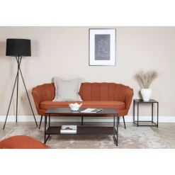 Ballini 3-sits soffa - Röd