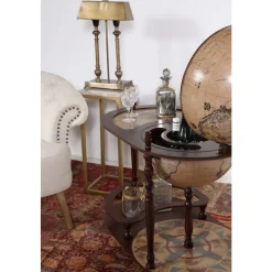 Barglob serveringsvagn - Mahogny / Ljus - Da Vinci