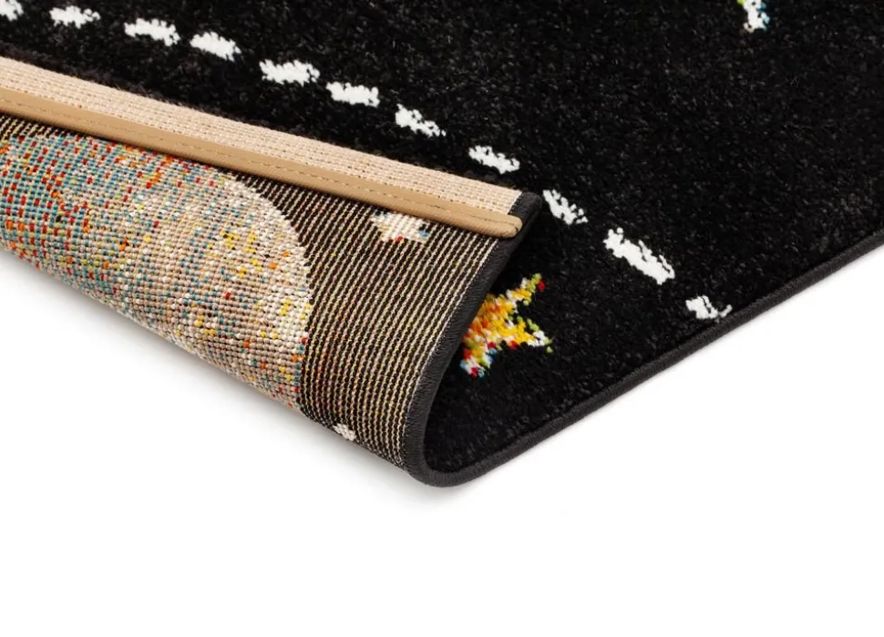 Barnmatta Mitchell Rymd - Svart