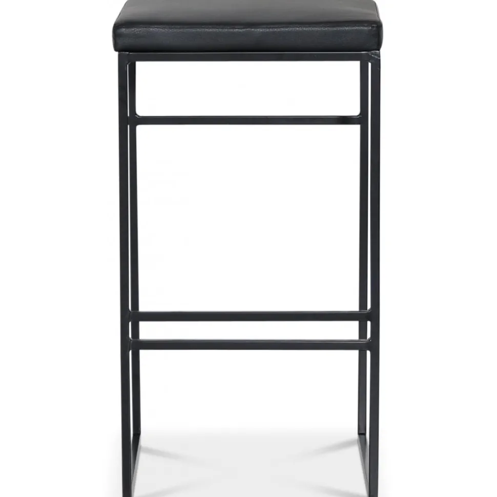 Barpall 75 cm svart + Möbeltassar