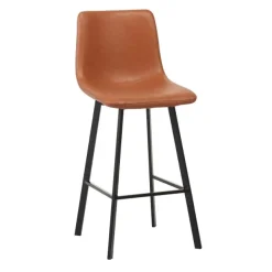 Barstol brun vintage sitthöjd 72 cm - Oregon