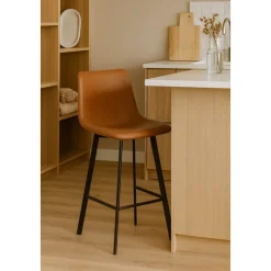 Barstol brun vintage sitthöjd 72 cm - Oregon