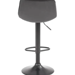 Barstol grå höj och sänkbar
