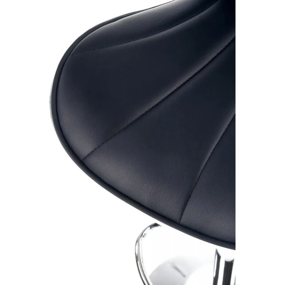 Barstol i svart PU gaslift + Möbeltassar