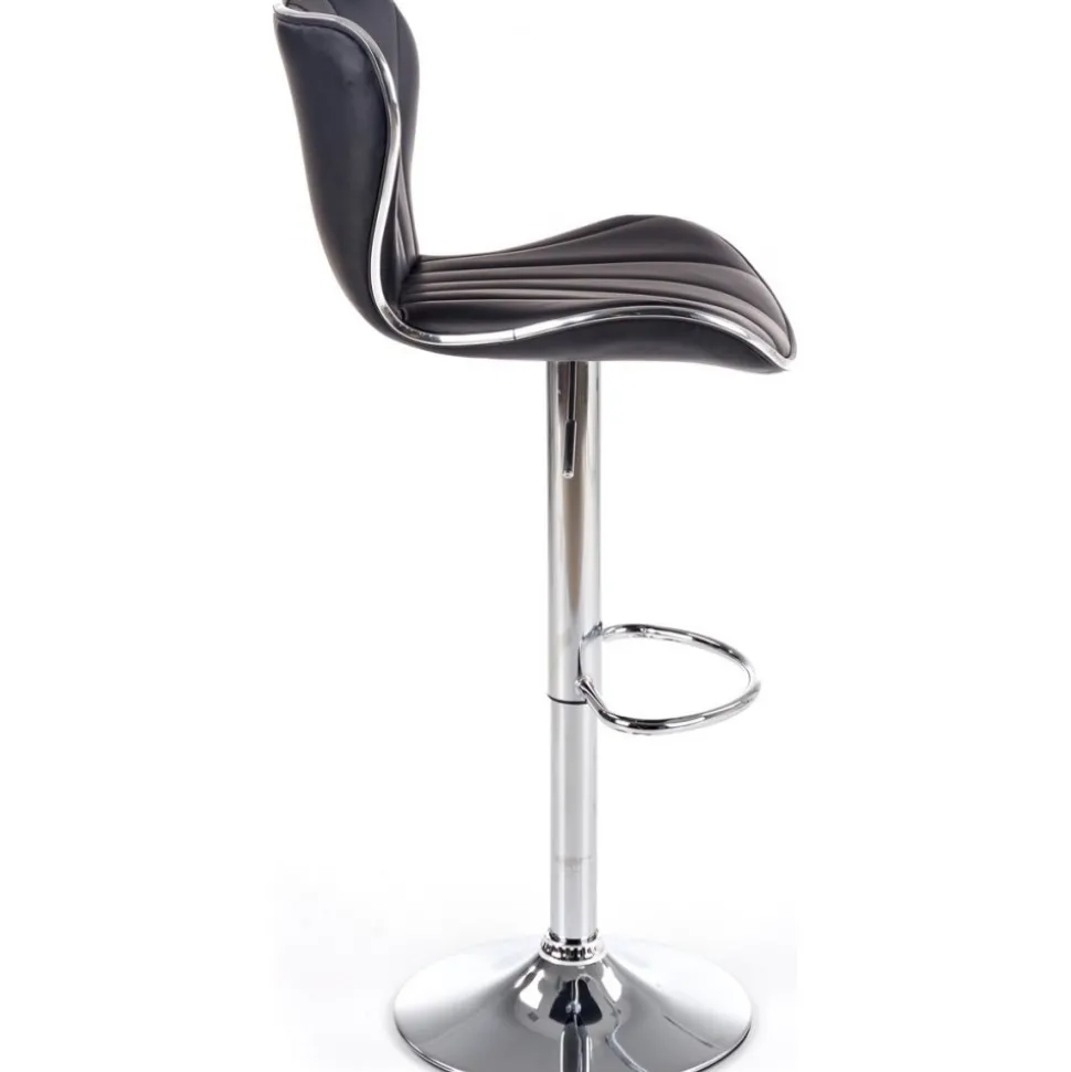 Barstol i svart PU gaslift