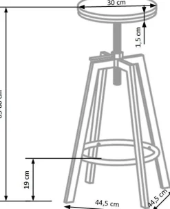 Barstol Janet - Brun/trä + Textilrengöring för möbler