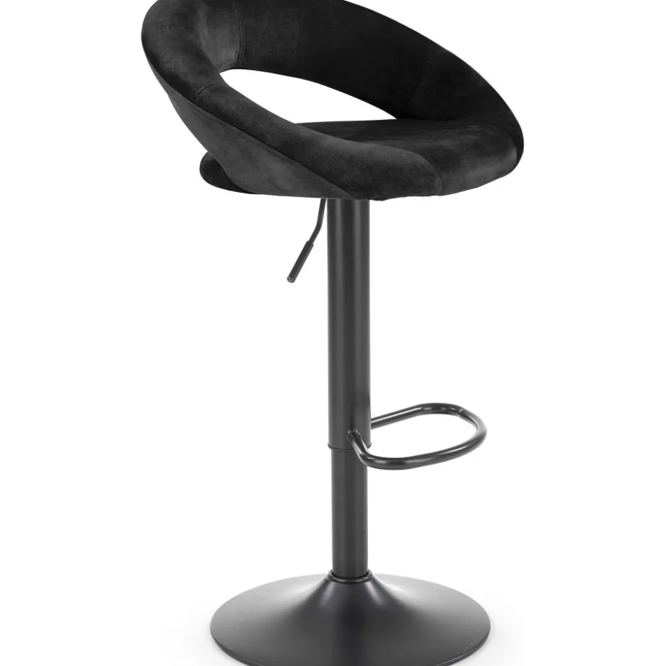 Barstol svart höj och sänkbar