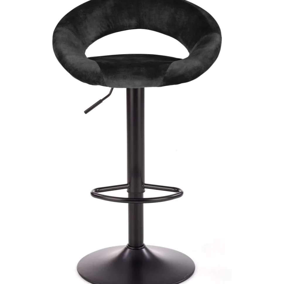 Barstol svart höj och sänkbar