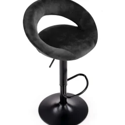 Barstol svart höj och sänkbar