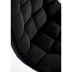 Barstol svart sammet med guldfot - Sitthöjd 62-84 cm + Textilrengöring för möbler