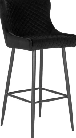 Barstol svart sitthöjd 75 cm