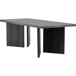 Bassholmen matbord 240 x 100 cm - Svart