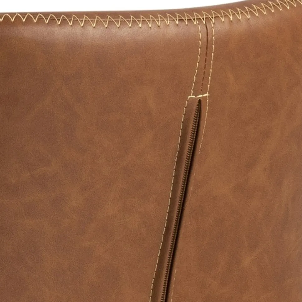 Batilda matstol - Brun PU