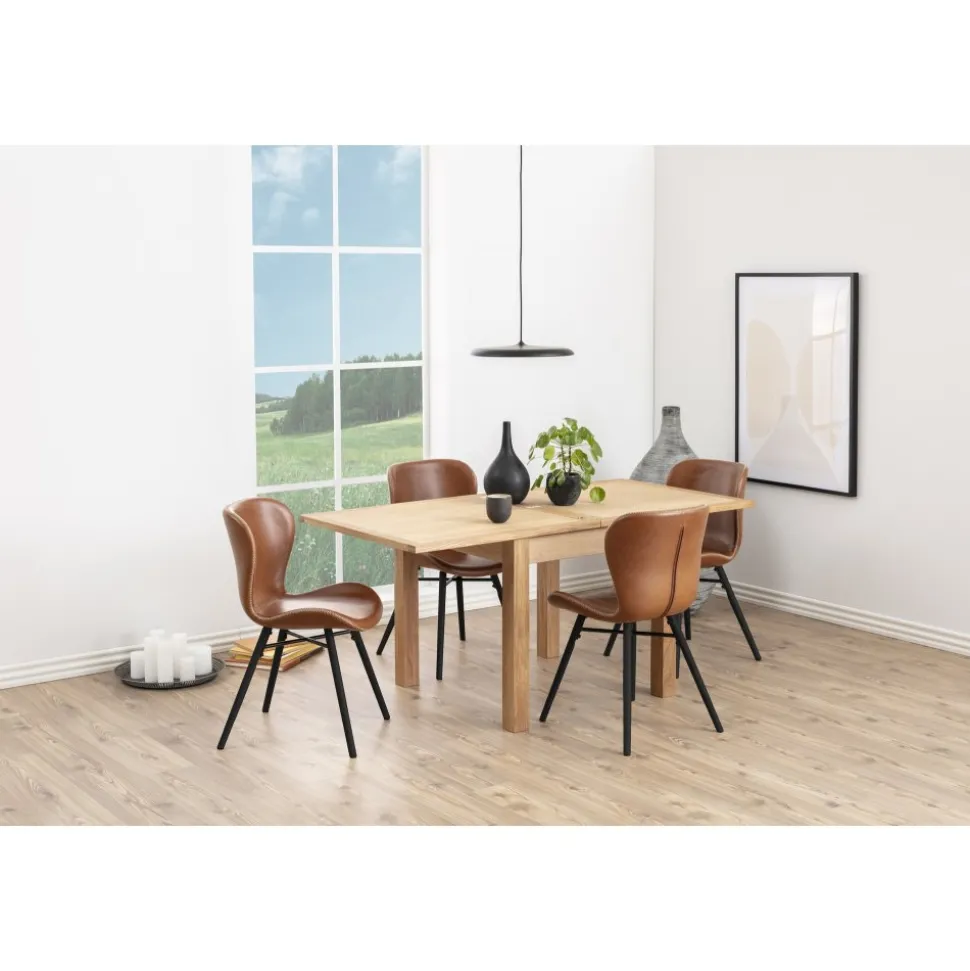 Batilda matstol - Brun PU