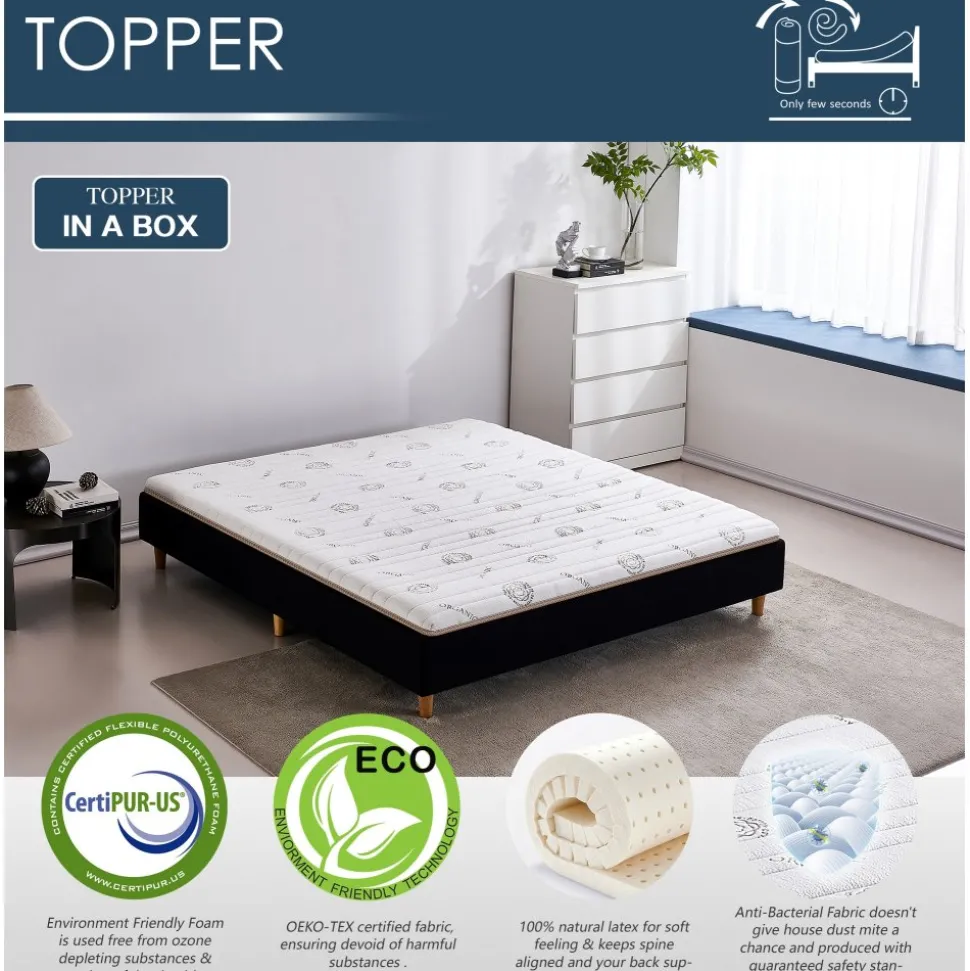 Bäddmadrass naturlatex