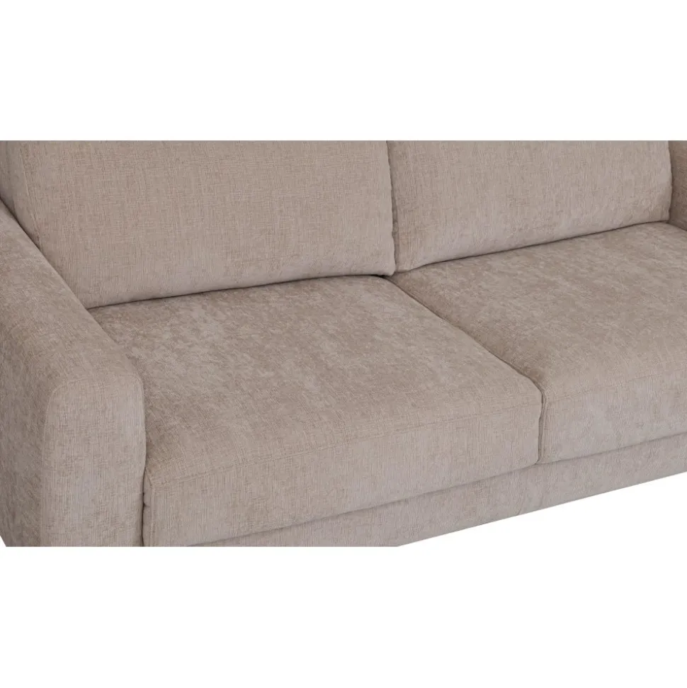 Bäddsoffa framåt bäddad beige - Hoven + Möbeltassar