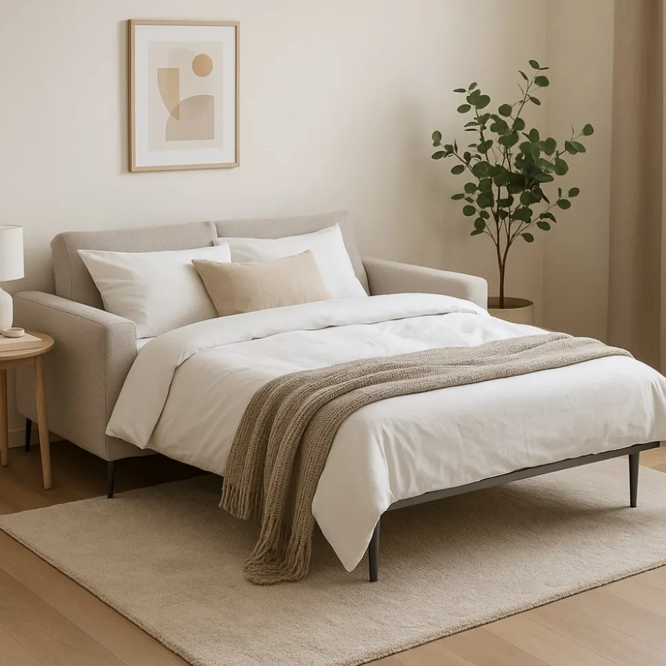 Bäddsoffa Gotland , framåt bäddad soffa