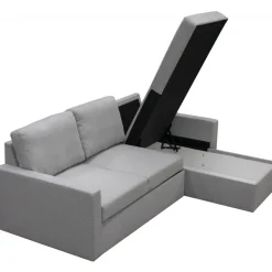 Bäddsoffa med förvaring 220 cm bred + Fläckborttagare för möbler