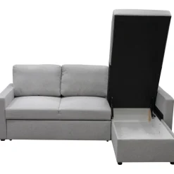 Bäddsoffa med förvaring 220 cm bred + Fläckborttagare för möbler