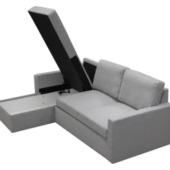Bäddsoffa med förvaring 220 cm bred