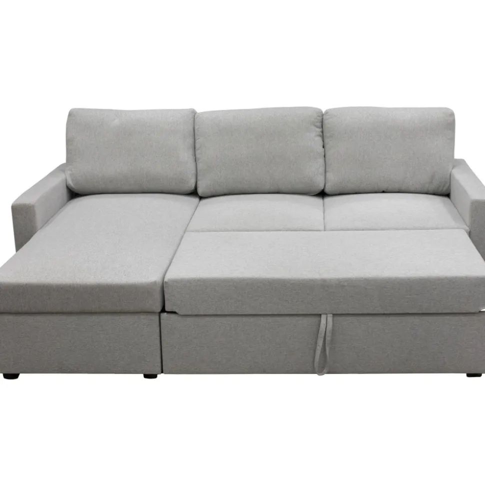 Bäddsoffa med förvaring 220 cm bred