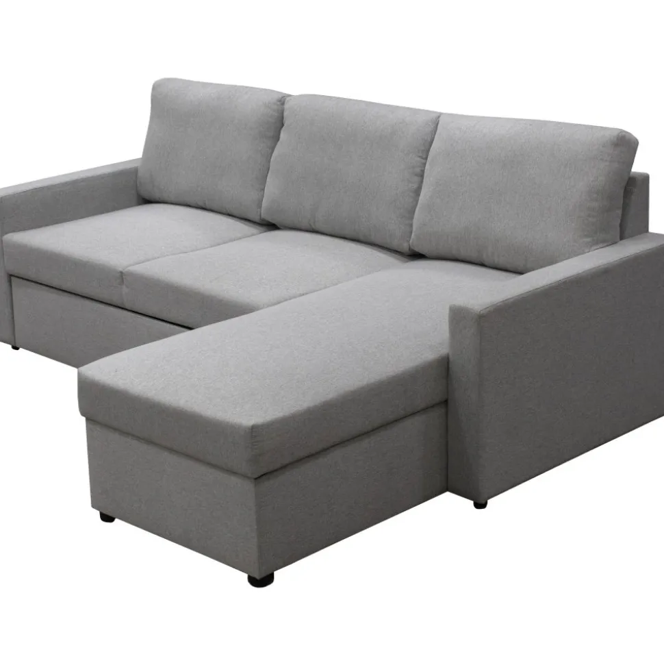 Bäddsoffa med förvaring 220 cm bred