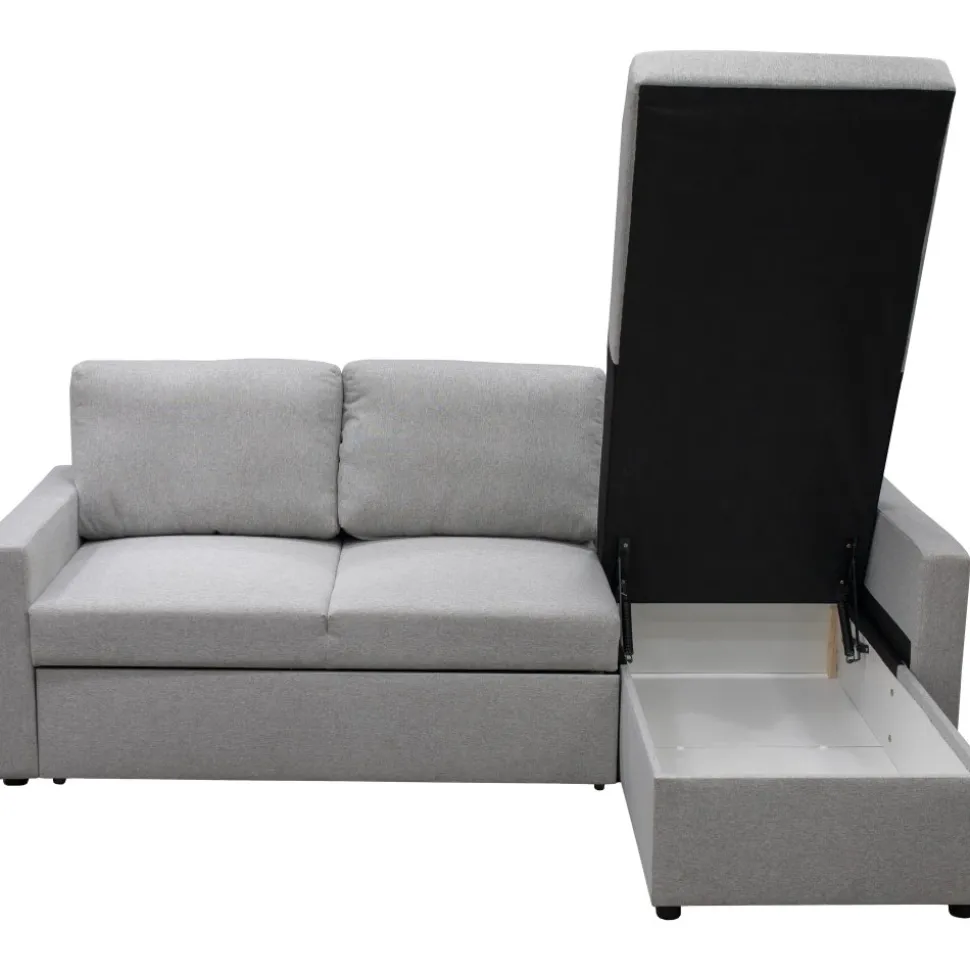 Bäddsoffa med förvaring 220 cm bred