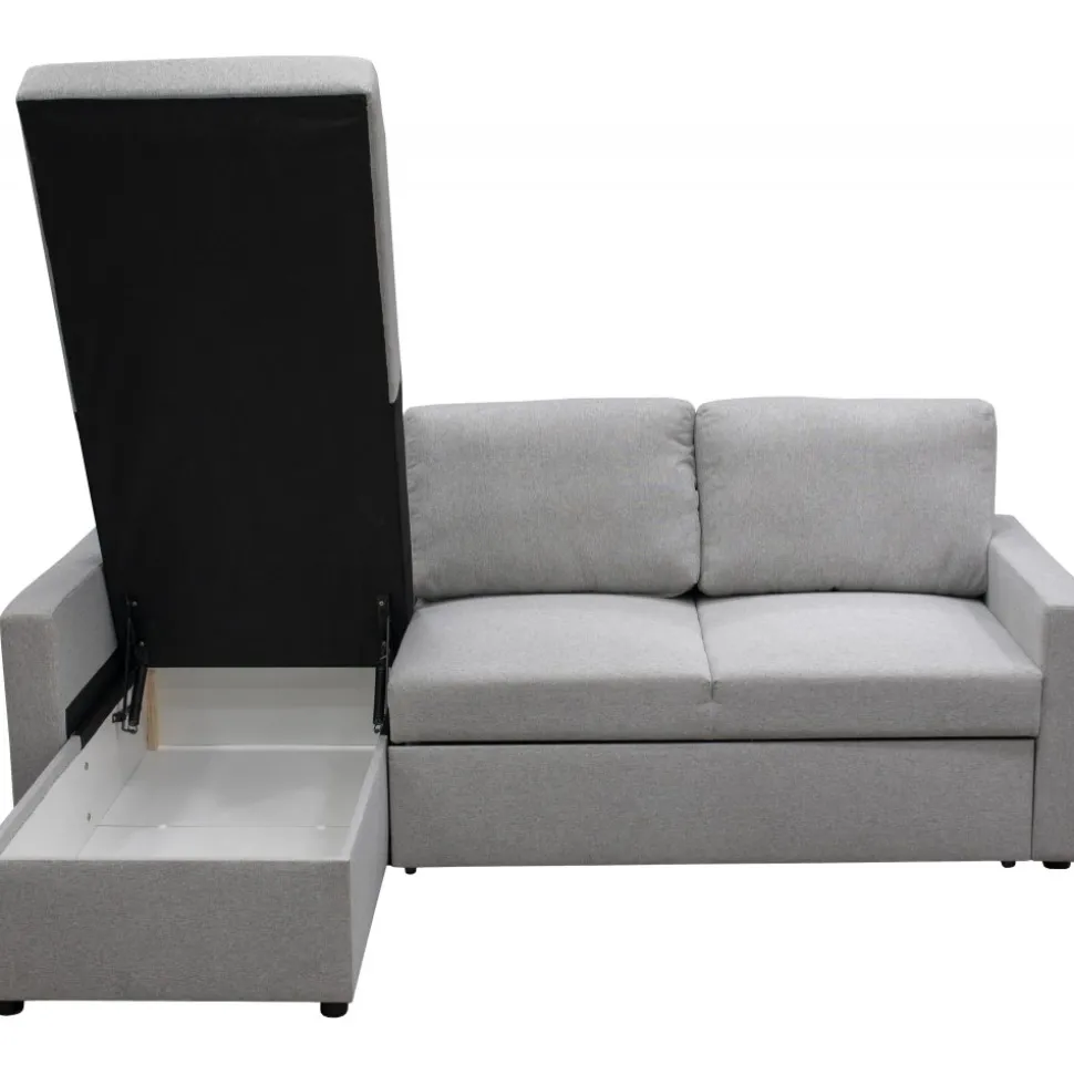 Bäddsoffa med förvaring 220 cm bred