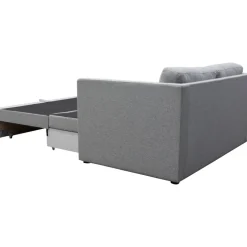 Bäddsoffa 2-sits grå + Fläckborttagare för möbler