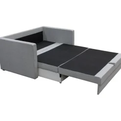 Bäddsoffa 2-sits grå + Fläckborttagare för möbler