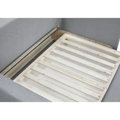 Bäddsoffa 2-sits grå + Textilrengöring för möbler