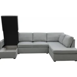 Bäddsoffa U-design grå - Tärnö