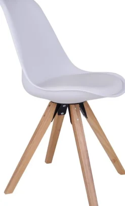 Bergen Matstol - Vit/natur