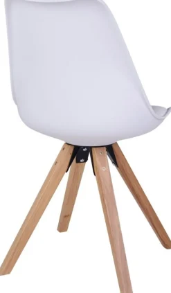 Bergen Matstol - Vit/natur