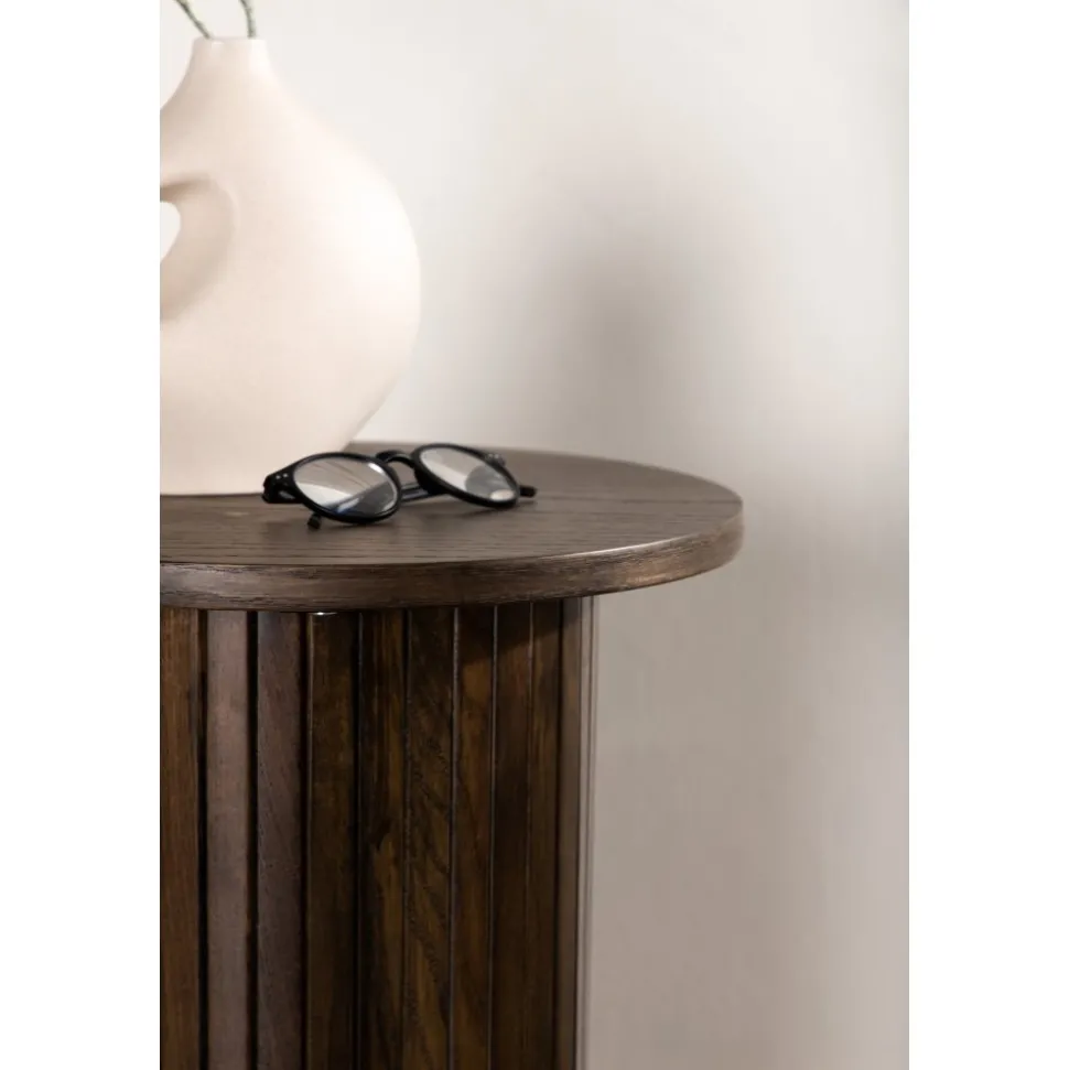 Bianca sidobord Ø40 cm - Mocka