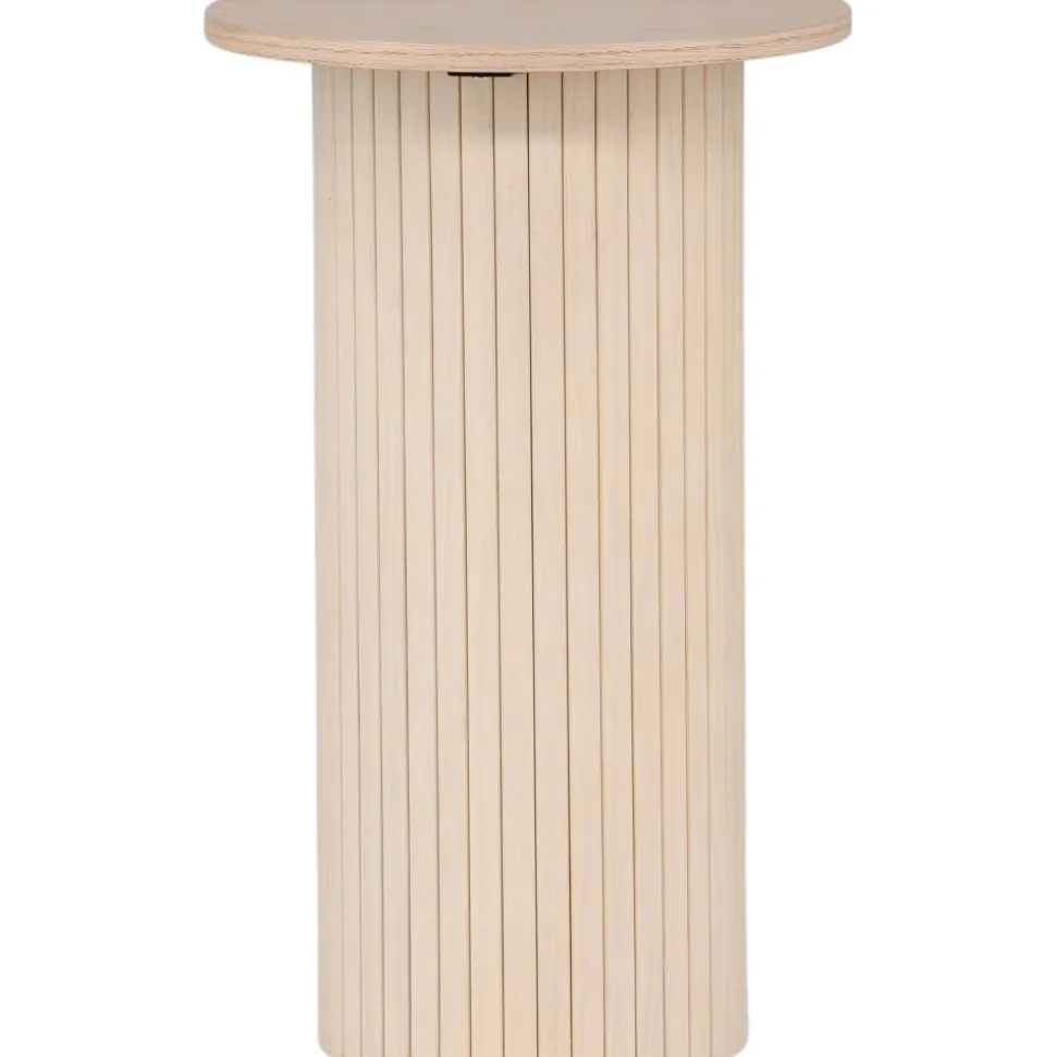 Bianca sidobord Ø40 cm - Whitewash